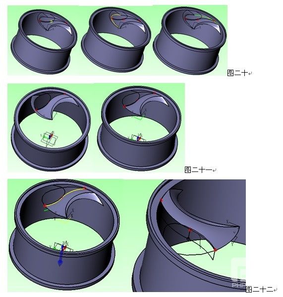 中望CAD/CAM建模之用中望3D繪制汽車輪轂