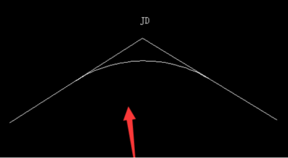 CAD中怎么根據(jù)切線(xiàn)交點(diǎn)繪制曲線(xiàn)