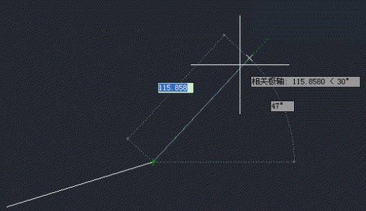 CAD繪制相對角度技巧
